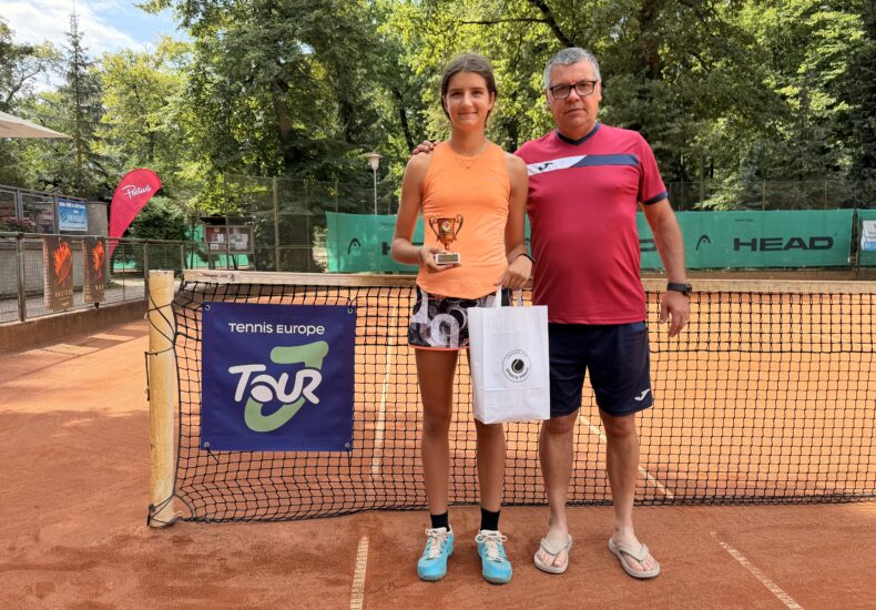 Eva Iancu la Tennis Europe TK Sparta Cup 14U din Cehia, semifinalistă la simplu și finalistă la dublu