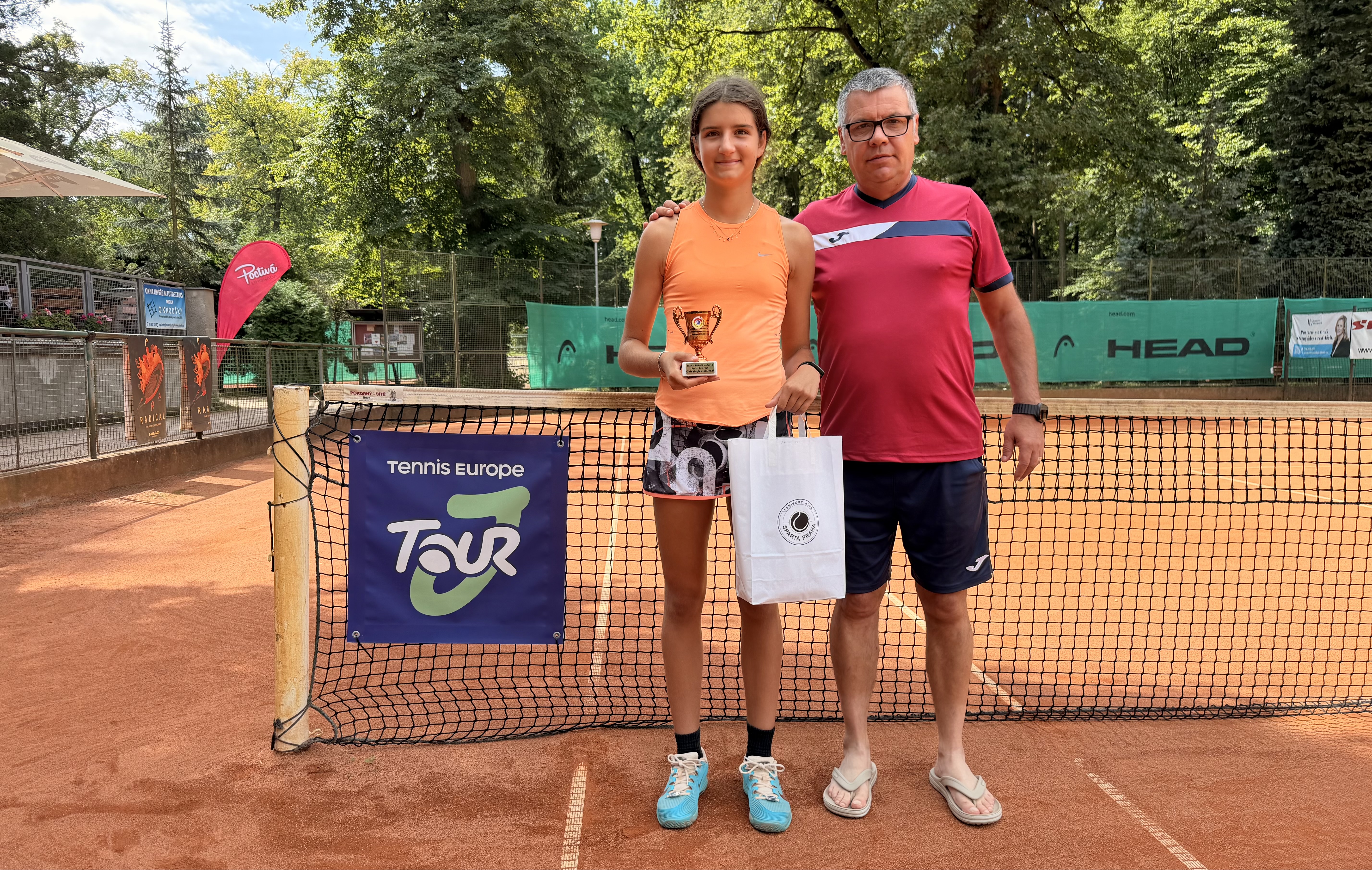 Eva Iancu la Tennis Europe TK Sparta Cup 14U din Cehia, semifinalistă la simplu și finalistă la dublu